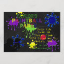 Search for splat invitations Paintball