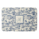 Search for blue toile bath mats Elegant