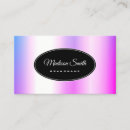 Search for gradient business cards Holographic