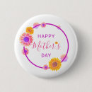 Search for happy mother day buttons Watercolor