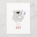 Recherche de monstres drôles cartes postales Pour tous