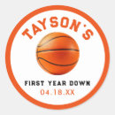 Search for basketball baby stickers Birthday