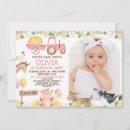 Search for tractor 1st birthday invitations Farm animals