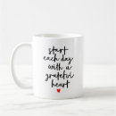 Search for grateful quotes mugs Hand lettered typography