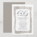 Search for rustic wood baby shower invitations Barn