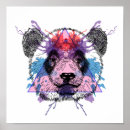 Search for panda bear posters Watercolor