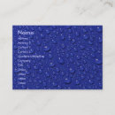 Search for drop chubby business cards Rain