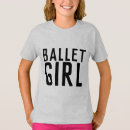 Recherche de ballet fille tshirts Rose