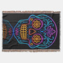Search for day of the dead blankets Skull