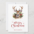 Search for stag christmas cards Watercolor