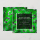 Search for green leopard invitations Elegant