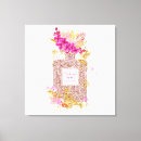 Search for perfume canvas prints Pink