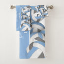 Search for blue and gray bath towels For her