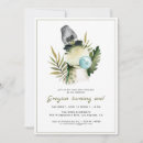 Search for tropical dinosaur invitations Watercolor