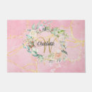Search for pink floral doormats Script