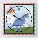 Search for dinosaur nursery clocks Colourful
