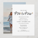 Search for future mr and mrs invitations Black and white