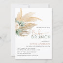 Search for tropical brunch invitations Pampas grass