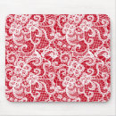 Search for lace pattern mousepads White