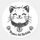 Search for black cat birthday stickers Pet