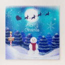 Recherche de bonhommes de neige puzzles Arbre de noël