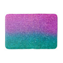 Search for purple glitter bath mats Girly
