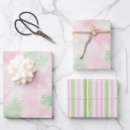 Search for pink and green wrapping paper Stripes