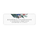 Search for red and blue wedding return address labels Modern