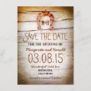 Search for horseshoe save the dates Wood