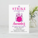 Search for lets bowl invitations Girls bowling party