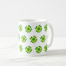 Search for four leaf clovers mugs Green