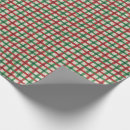 Search for burlap christmas wrapping paper Red