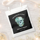 Search for halloween wedding favour bags Floral skull