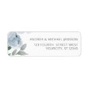 Search for gray blue return address labels Floral