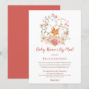 Search for fox baby shower invitations Botanical