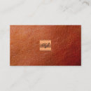 Search for leather business cards Classy elegant