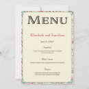 Recherche de menu vintage mariage invitations Rustique
