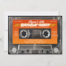 Search for retro 80s invitations Cassette