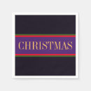 Search for elegant christmas napkins Black