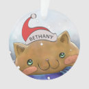 Search for santa cat ornaments Illustration