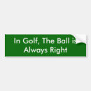 Search for golf bumper stickers Humour