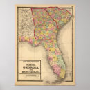 Search for map of florida posters Carolina