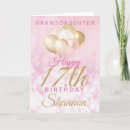 Search for 17th birthday cards Granddaughter