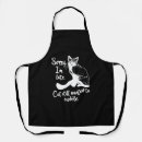 Search for cats quote aprons Crazy cat lady