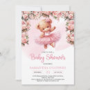Search for ballerina bear invitations Floral