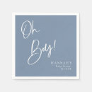 Recherche de baby shower serviettes Oh mon bébé