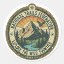Search for hiking gear stickers National park