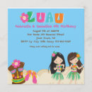 Search for twin luau invitations Twins
