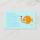 Recherche de poisson cartes visite Customer