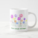 Recherche de signe de paix tasses Hippie